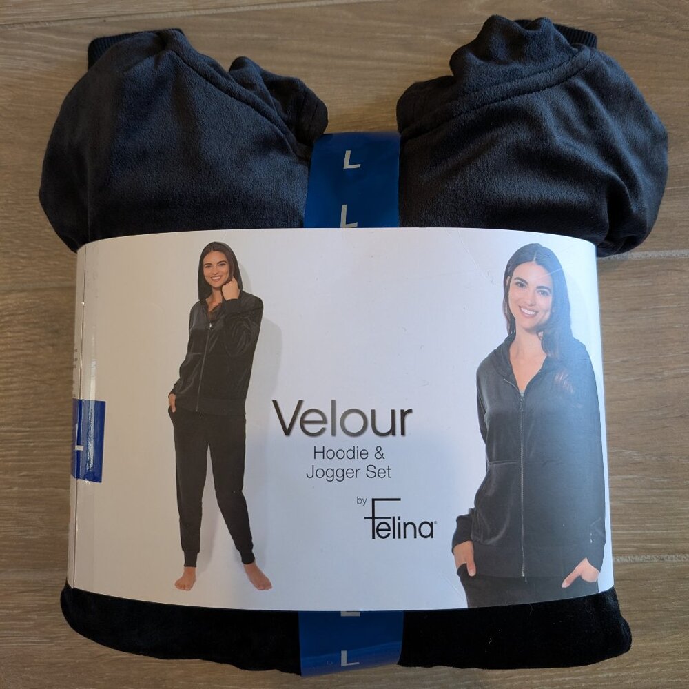 Brand New Velour Hoodie & Jogger Set